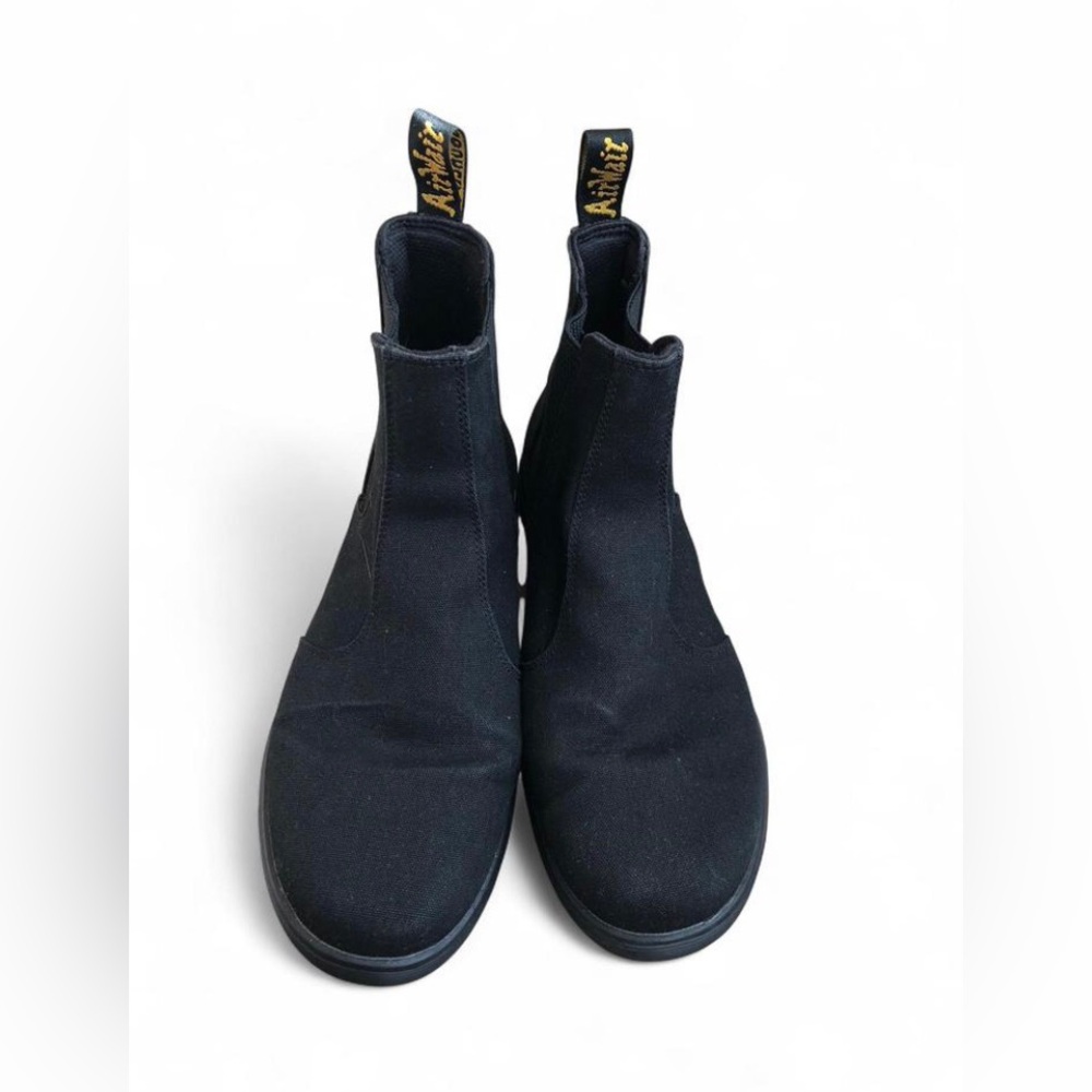 Dr Martens chelsea boots sneaker Makela black canvas US womens 9 Great Shape - Picture 7 of 11
